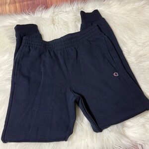 Champion Kids Size M (10/12) Navy Sweatpants